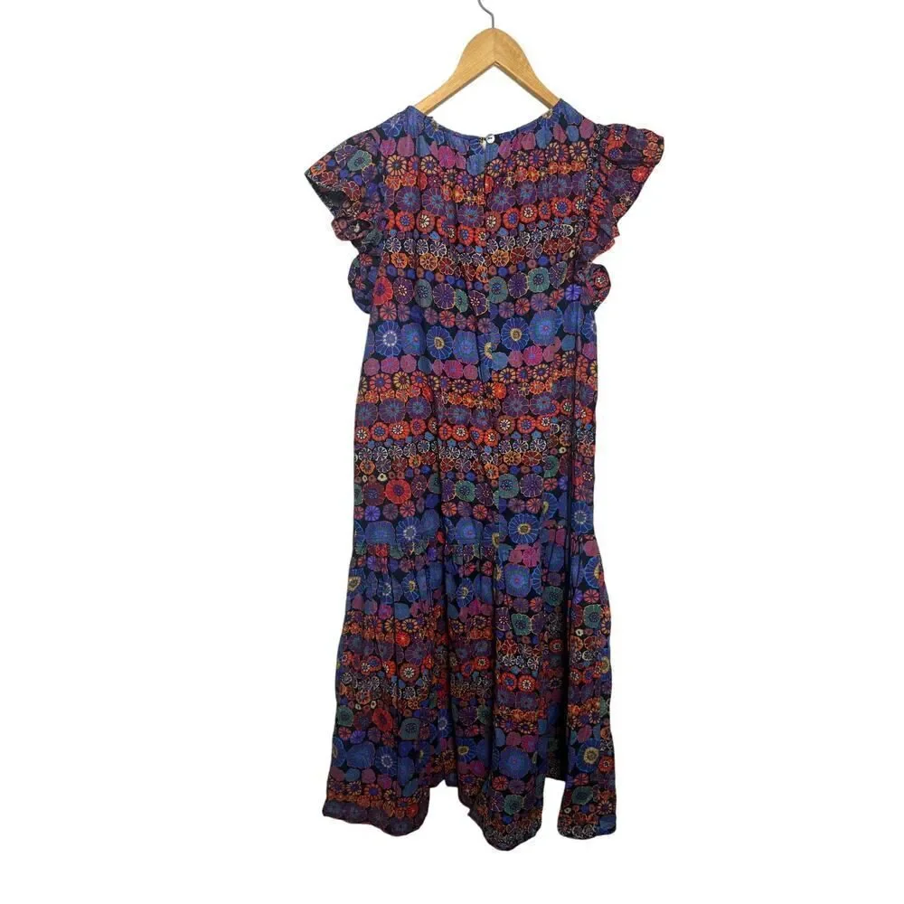 PINCH Floral Pintuck Mini Dress Sz. L